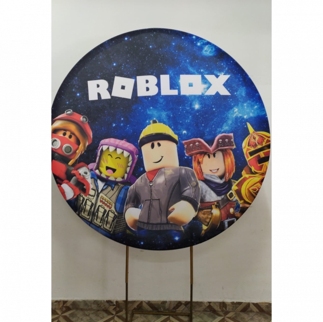 PAINEL  ROBLOX (SUBLIMADO REDONDO )