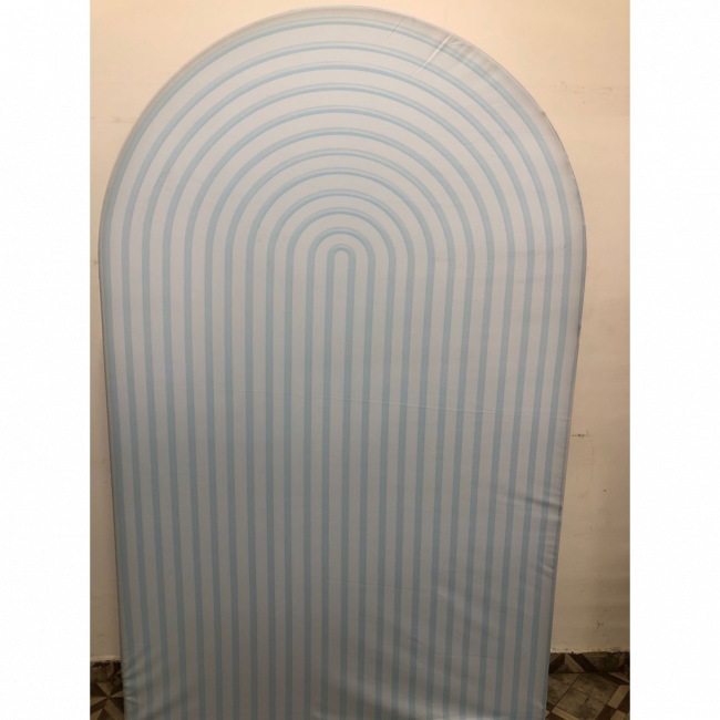 PAINEL  ROMANO AZUL CANDY (SUBLIMADO OVAL )