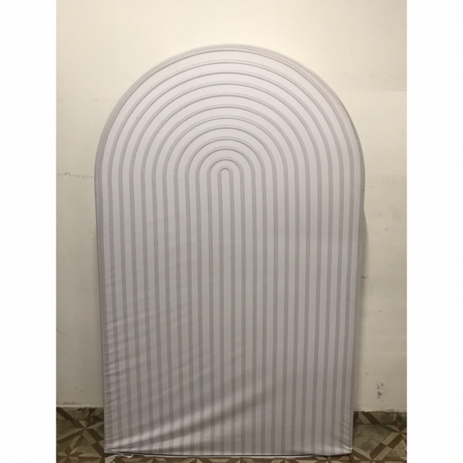 PAINEL  ROMANO BRANCO (SUBLIMADO OVAL )