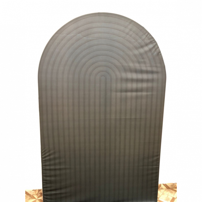 PAINEL  ROMANO PRETO (SUBLIMADO OVAL )