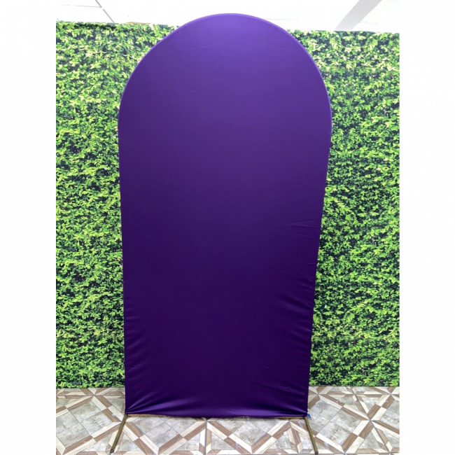 PAINEL  ROMANO ROXO (SUBLIMADO OVAL )