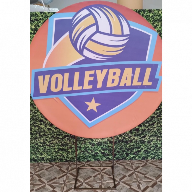 PAINEL  VOLLEYBALL (SUBLIMADO REDONDO )