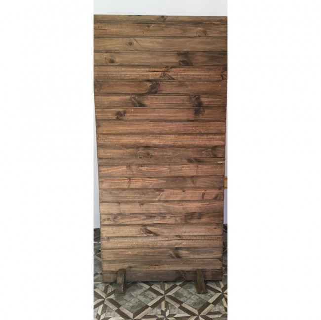 PAINEL DE PALLETS RUSTICO 1X1 FECHADO