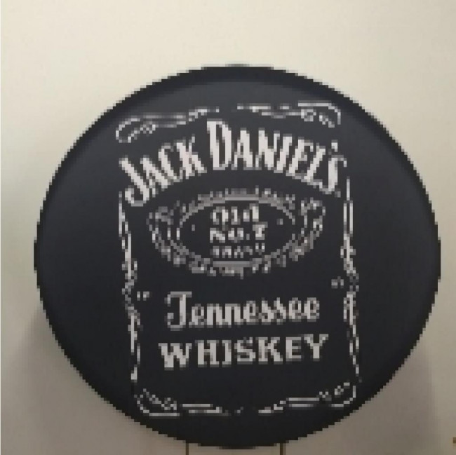 PAINEL JACK DANIELS (SUBLIMADO REDONDO )