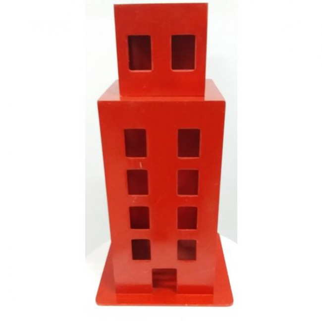 PREDIO MDF VERMELHO