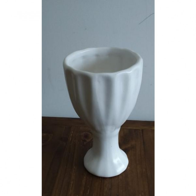 VASO DE CERAMICA BRANCO MÉXICO