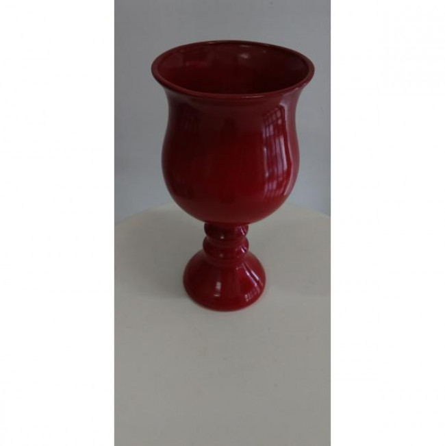 VASO DE CERAMICA VERMELHO TULIPA