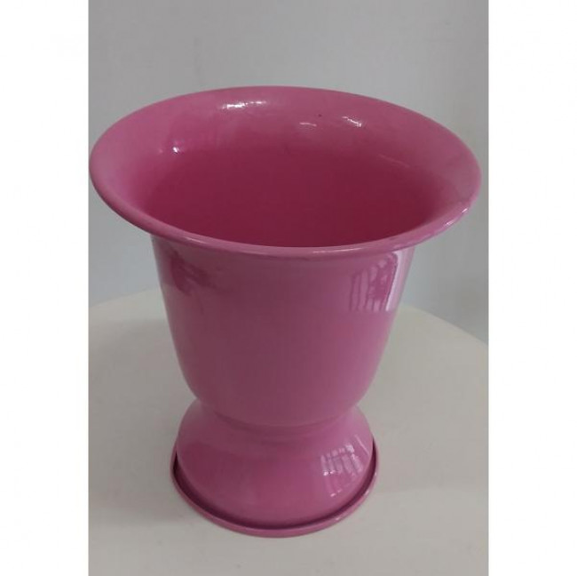 VASO DE METAL ROSA MEDIO G