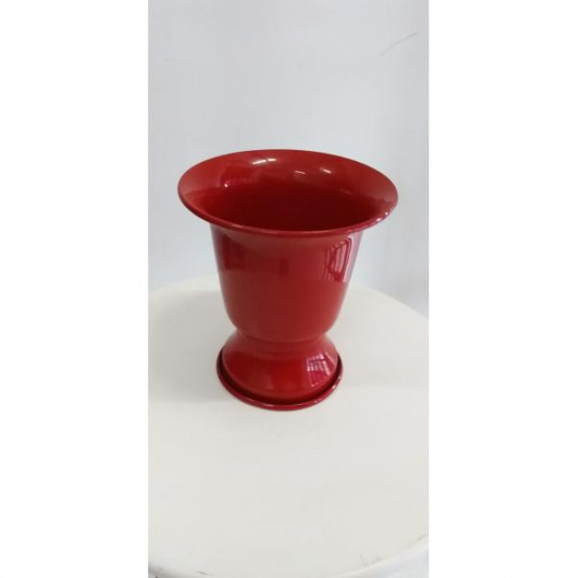 VASO DE METAL VERMELHO G