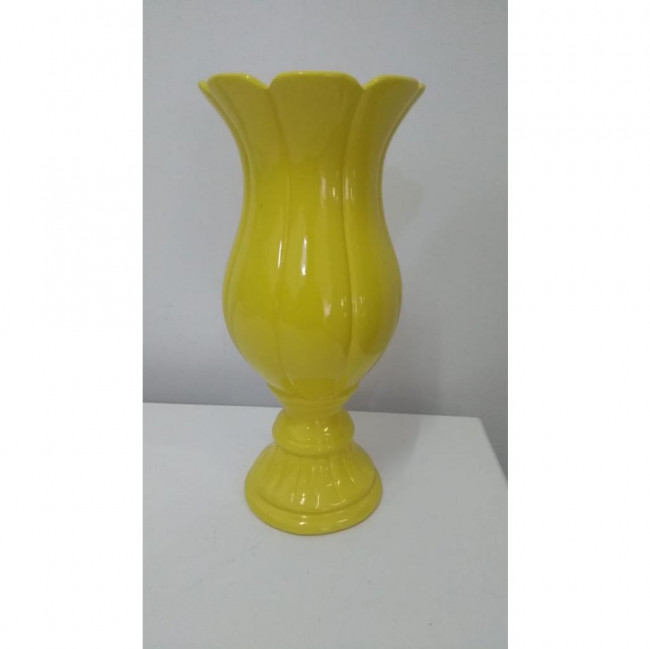 VASO FLOR AMARELO G