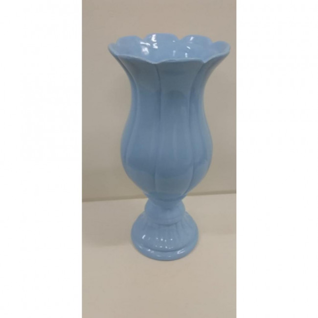 VASO FLOR AZUL CANDY G