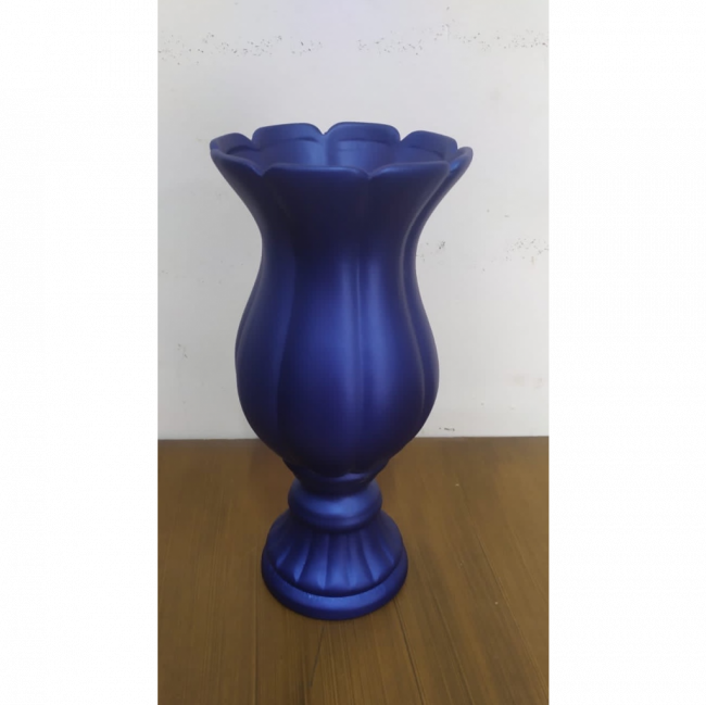 VASO FLOR AZUL ZAFIRA M