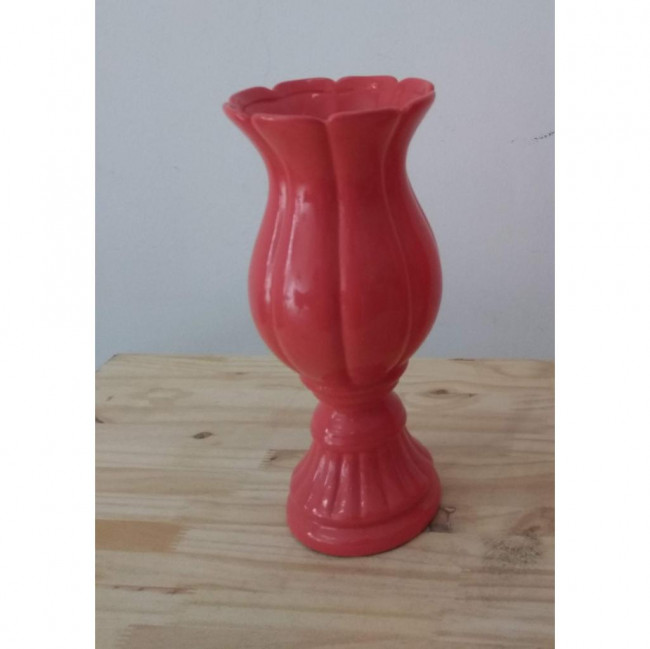 VASO FLOR CORAL M