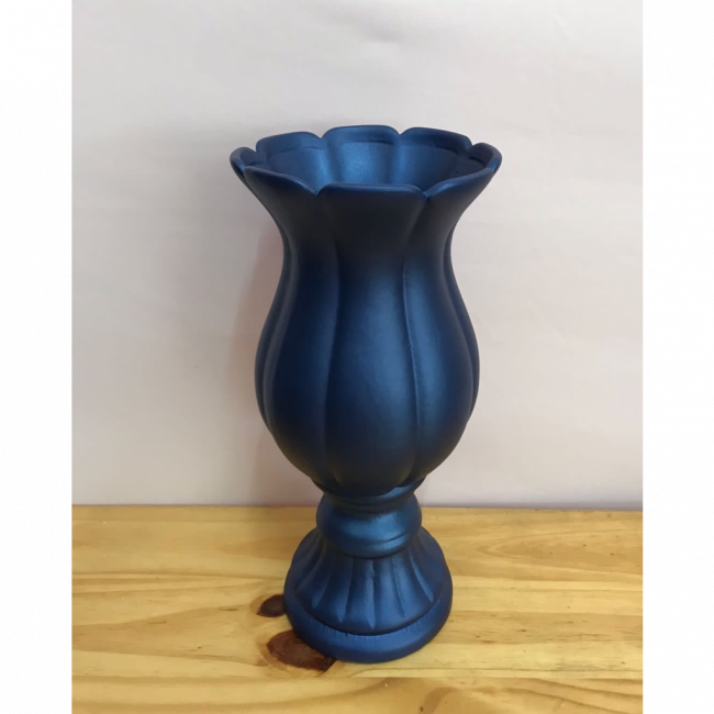 VASO FLOR PP AZUL ZAFIRA