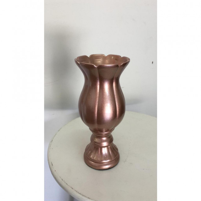 VASO FLOR ROSE GOLD M