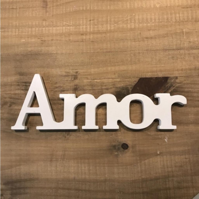 AMOR MADEIRA BRANCO