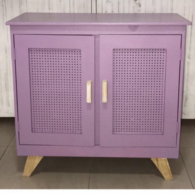 Cômoda Porta Furadinha Lilas