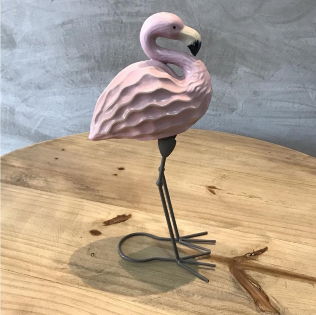 Flamingo ceramica rosa bb pÉs finos