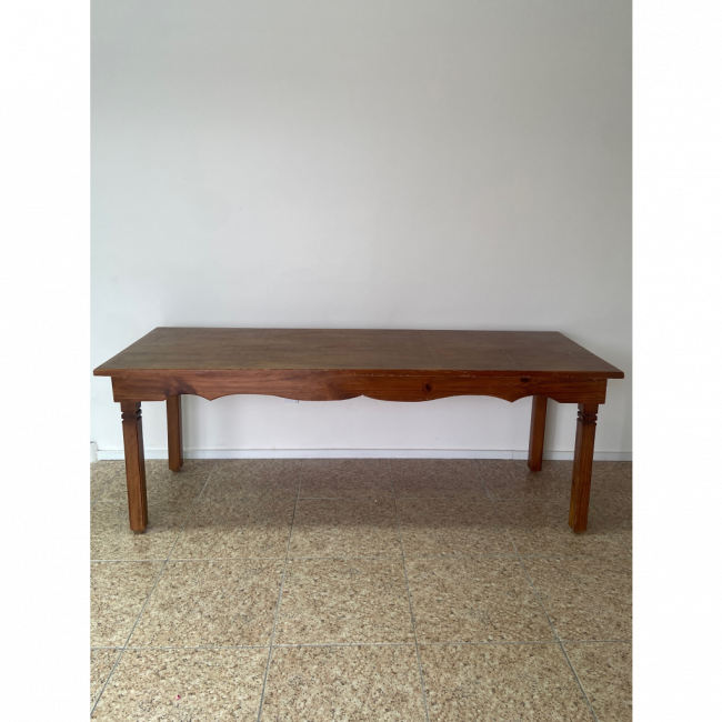 Mesa rustica 2.20x80