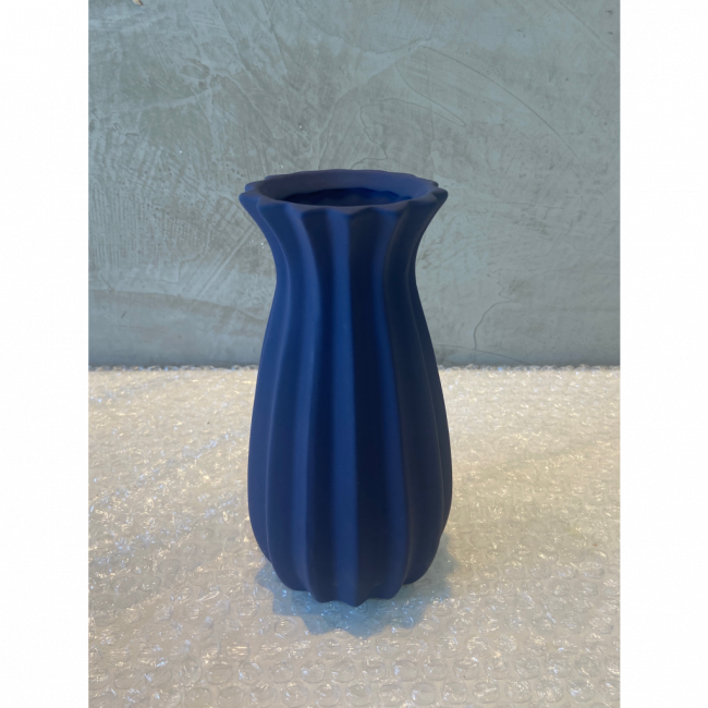 Mini Vaso Ceramica Azul