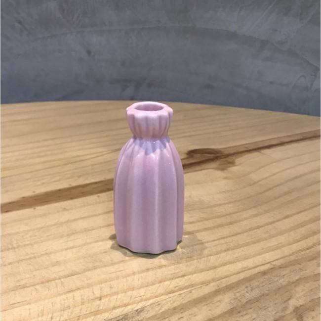 Mini Vaso Rosa Bebê