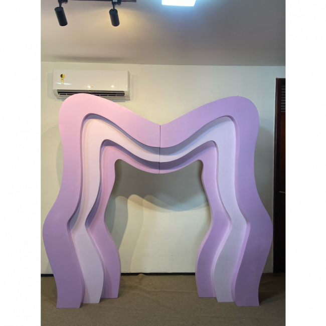 Painel Camadas Orgânico 3D