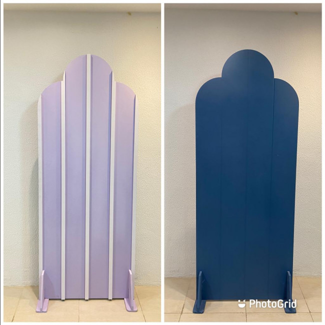 Painel Luxo Lilas/Azul