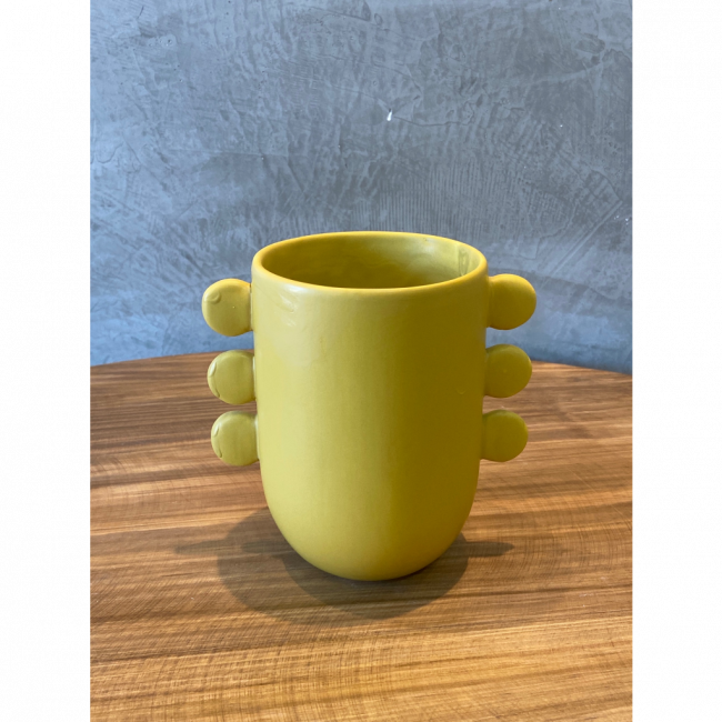 Vaso Detalhes Amarelo