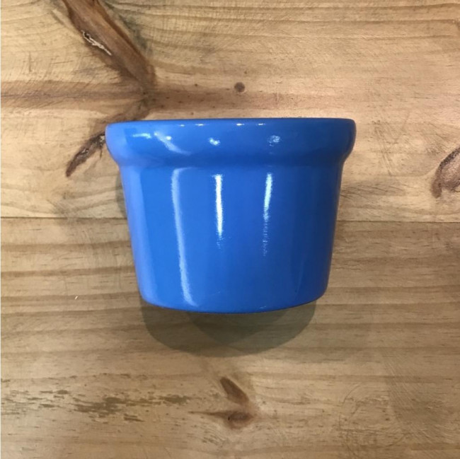 Vaso Esmaltado Envelhecido azul celeste