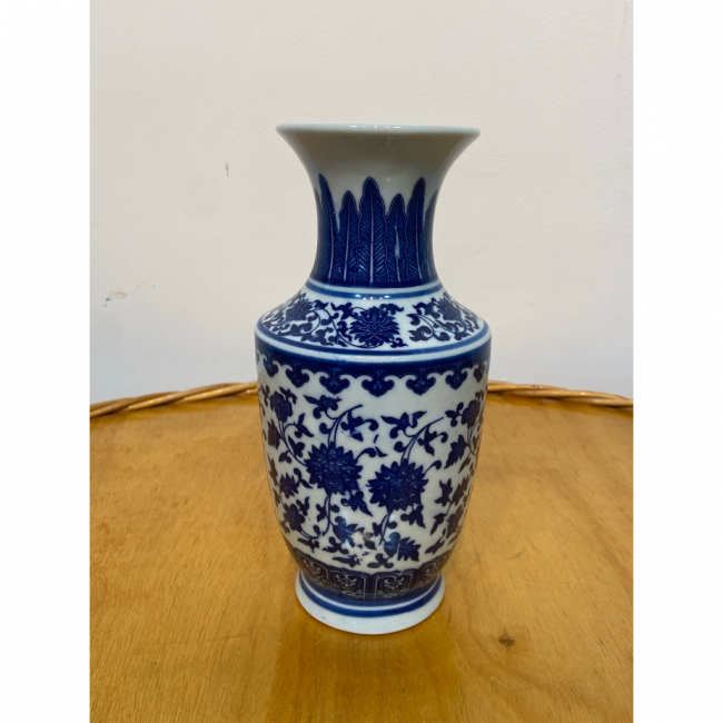 Vaso Louça Portuguesa Azul M