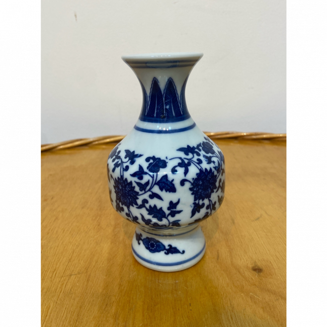 Vaso Louça Portuguesa Azul P