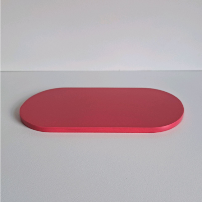 Bandeja oval Pink P MDF