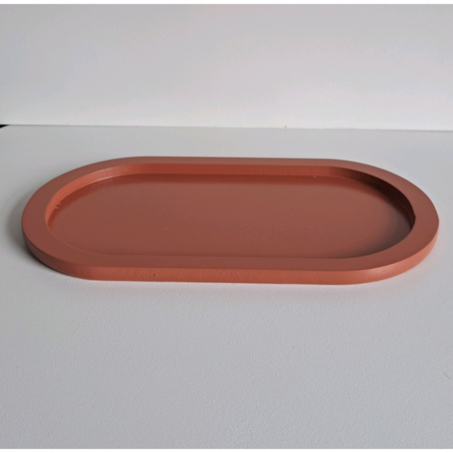 Bandeja oval Terracota M MDF