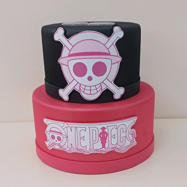 Bolo de cenografia one piece (proibido por vela)