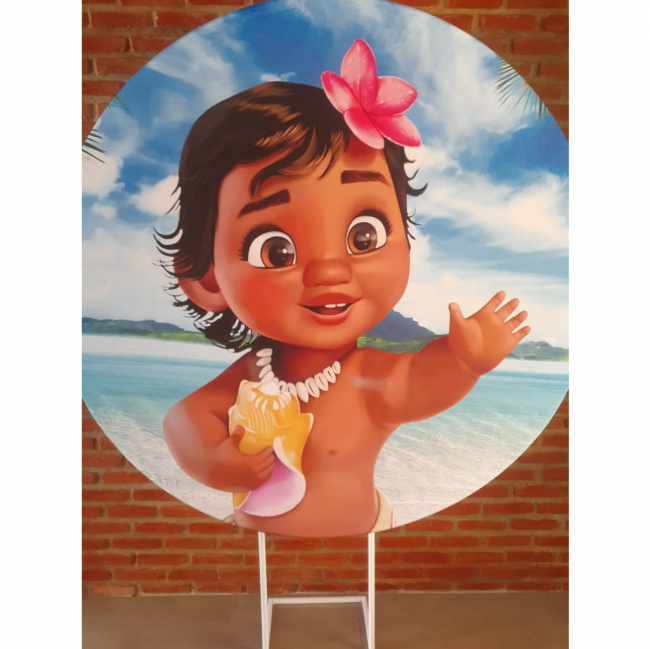 CAPA  PARA  PAINEL REDONDO  MOANA BABY