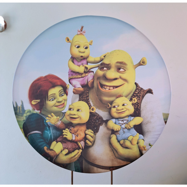 CAPA  PARA  PAINEL REDONDO  SHREK