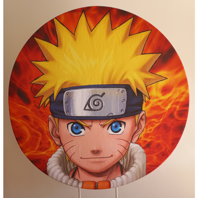 CAPA PARA PAINEL REDONDO NARUTO