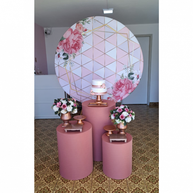 Decoração Adulta Rose Gold