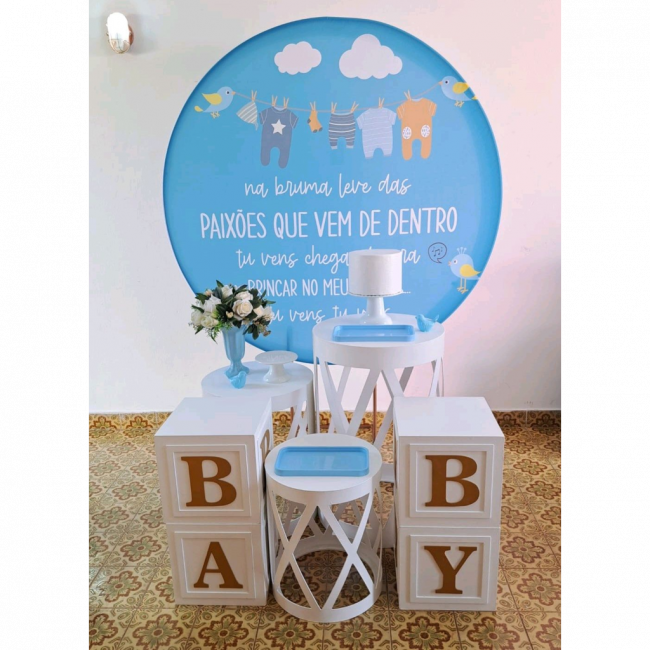 Decoração para cha de bebe Menino