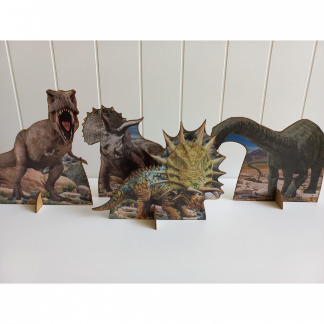 DISPLAY DE MESA DINOSSAURO 4 UNIDADES