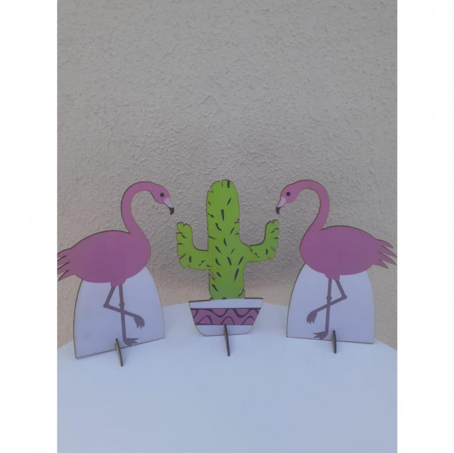 DISPLAY DE MESA FLAMINGO/CACTO