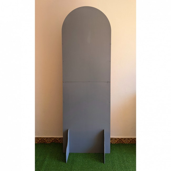 PAINEL MEIA LUA CINZA 190x65  (G)