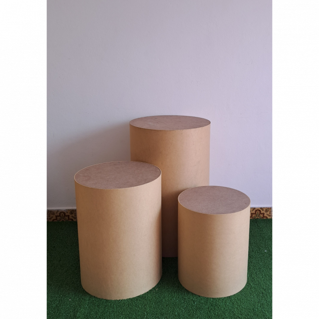 TRIO CILINDRO CRU MDF