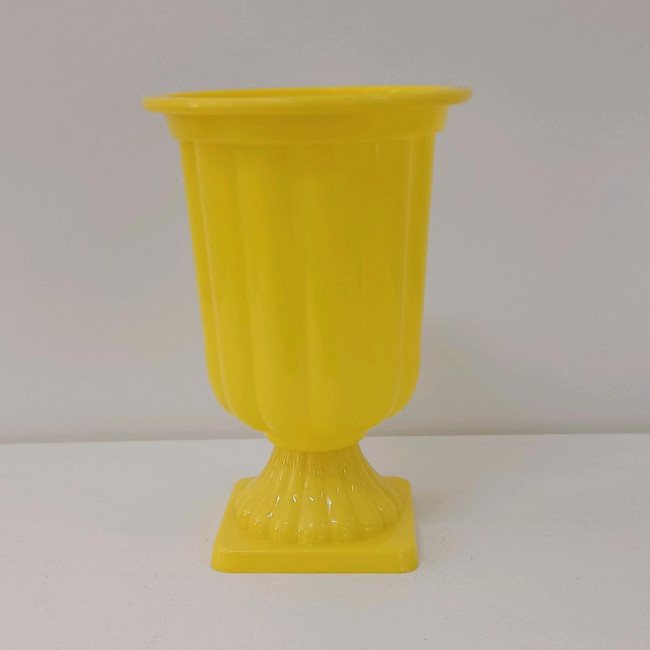 Vaso Amarelo Polietileno Sol