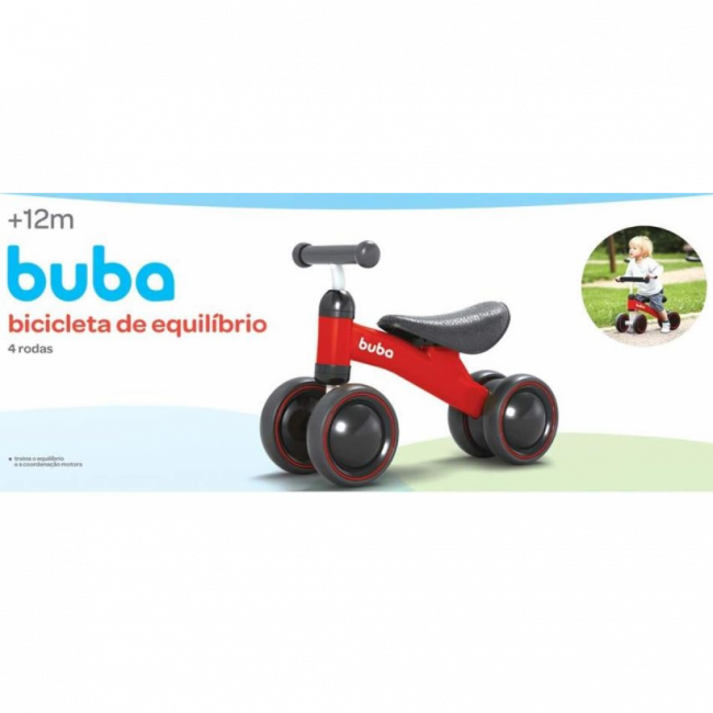 BICICLETA DE EQUILÍBRIO 4 RODAS