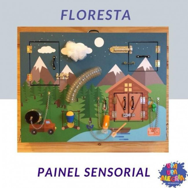 PAINEL SENSORIAL - CENÁRIO FLORESTA