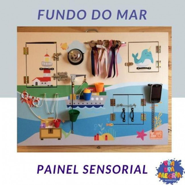 PAINEL SENSORIAL - CENÁRIO FUNDO DO MAR