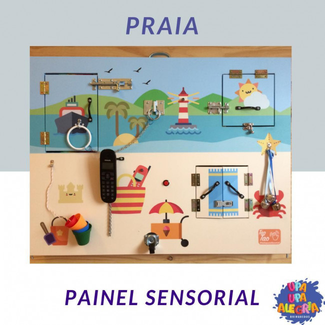 PAINEL SENSORIAL - CENÁRIO PRAIA