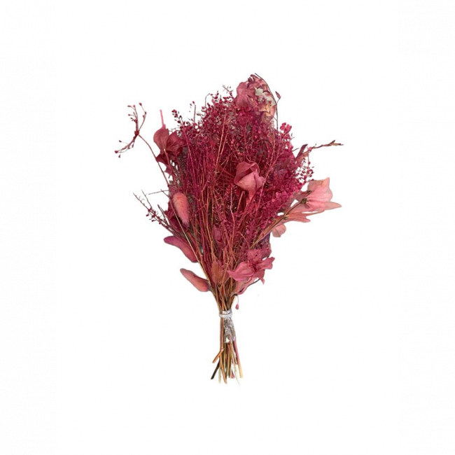 Arranjo Flor natural desidratada pink M