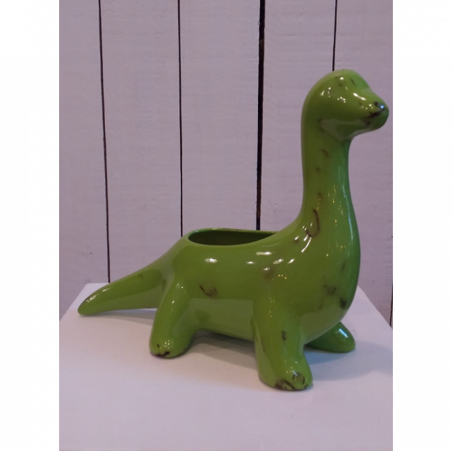 Dinossauro Ceramica verde